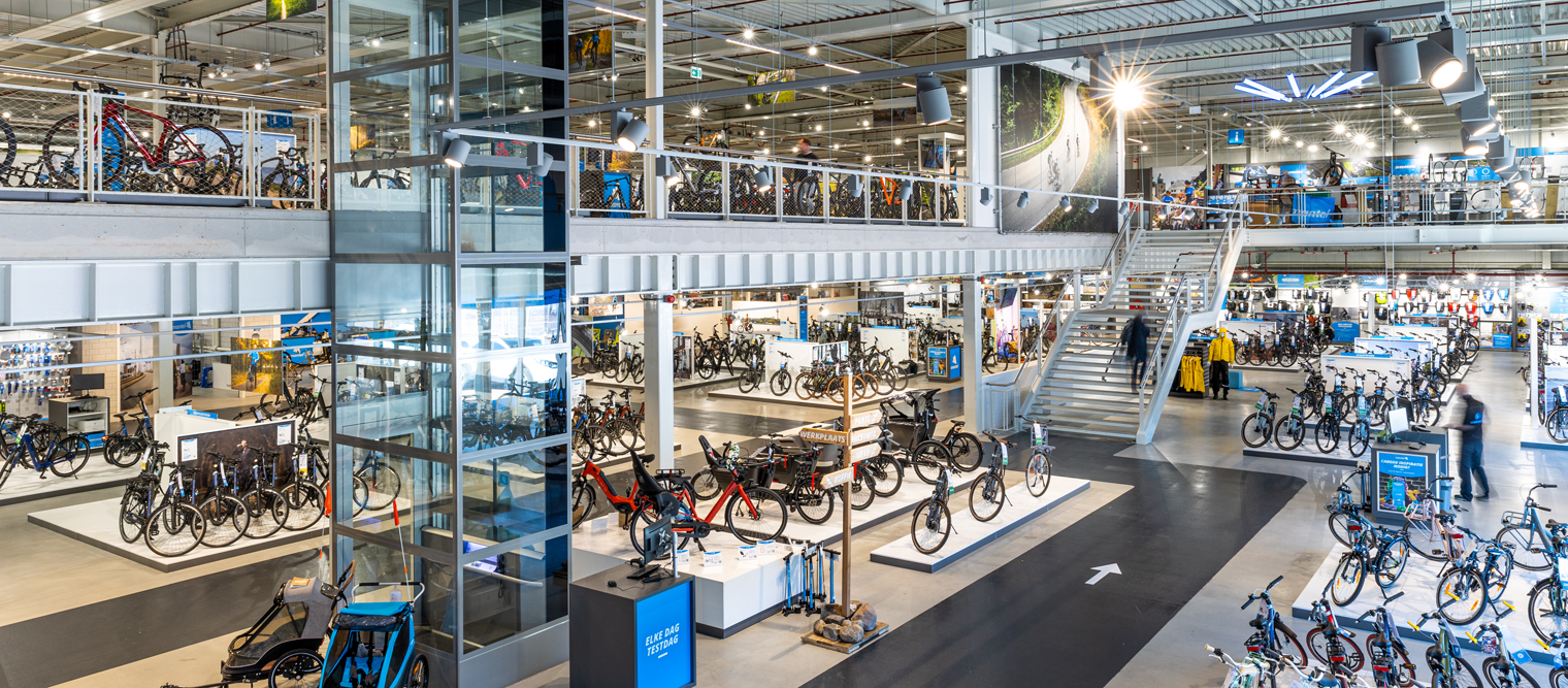 Fietsenwinkel Rotterdam: dé Mantel SuperStore