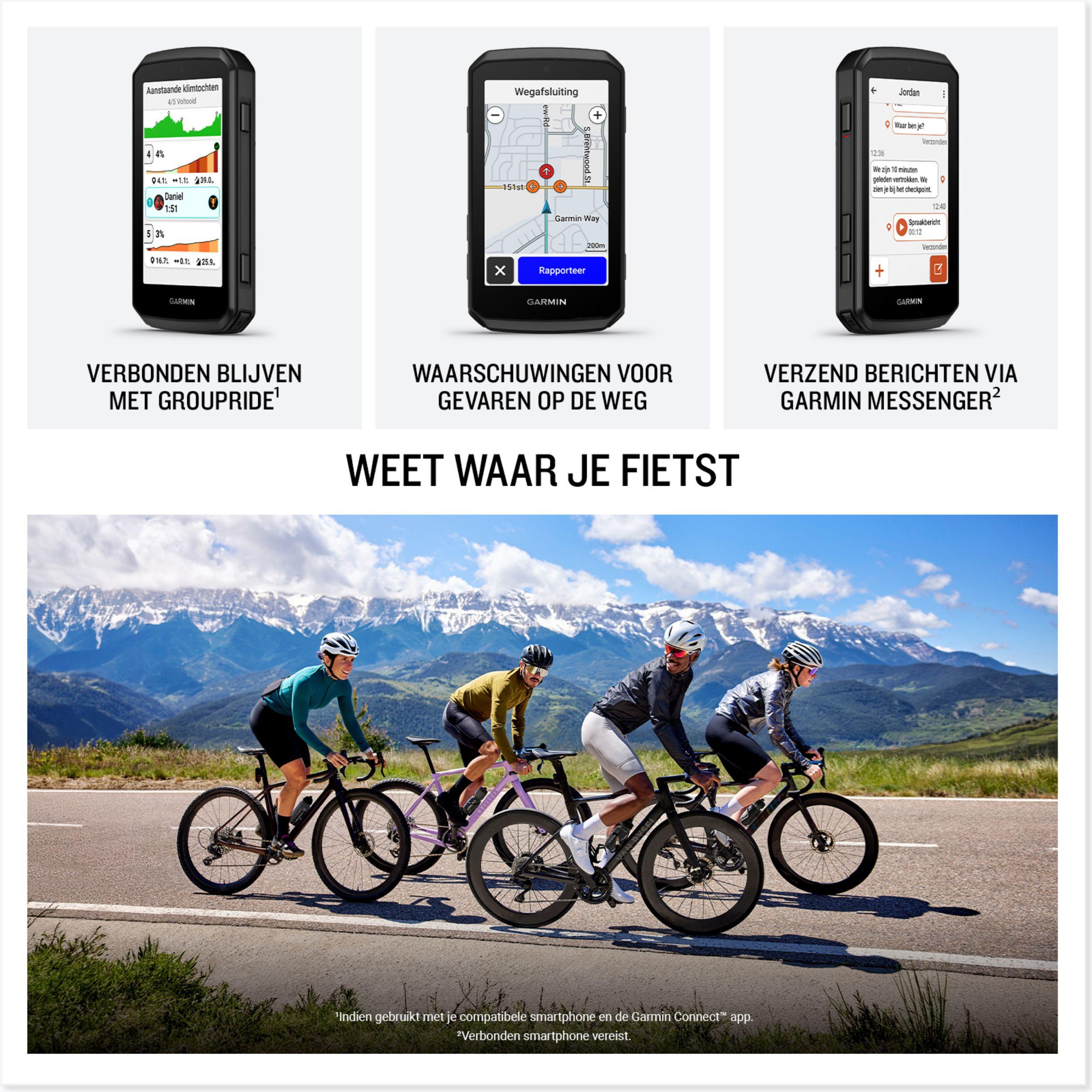 Spraakfunctie op de Garmin Edge 1060