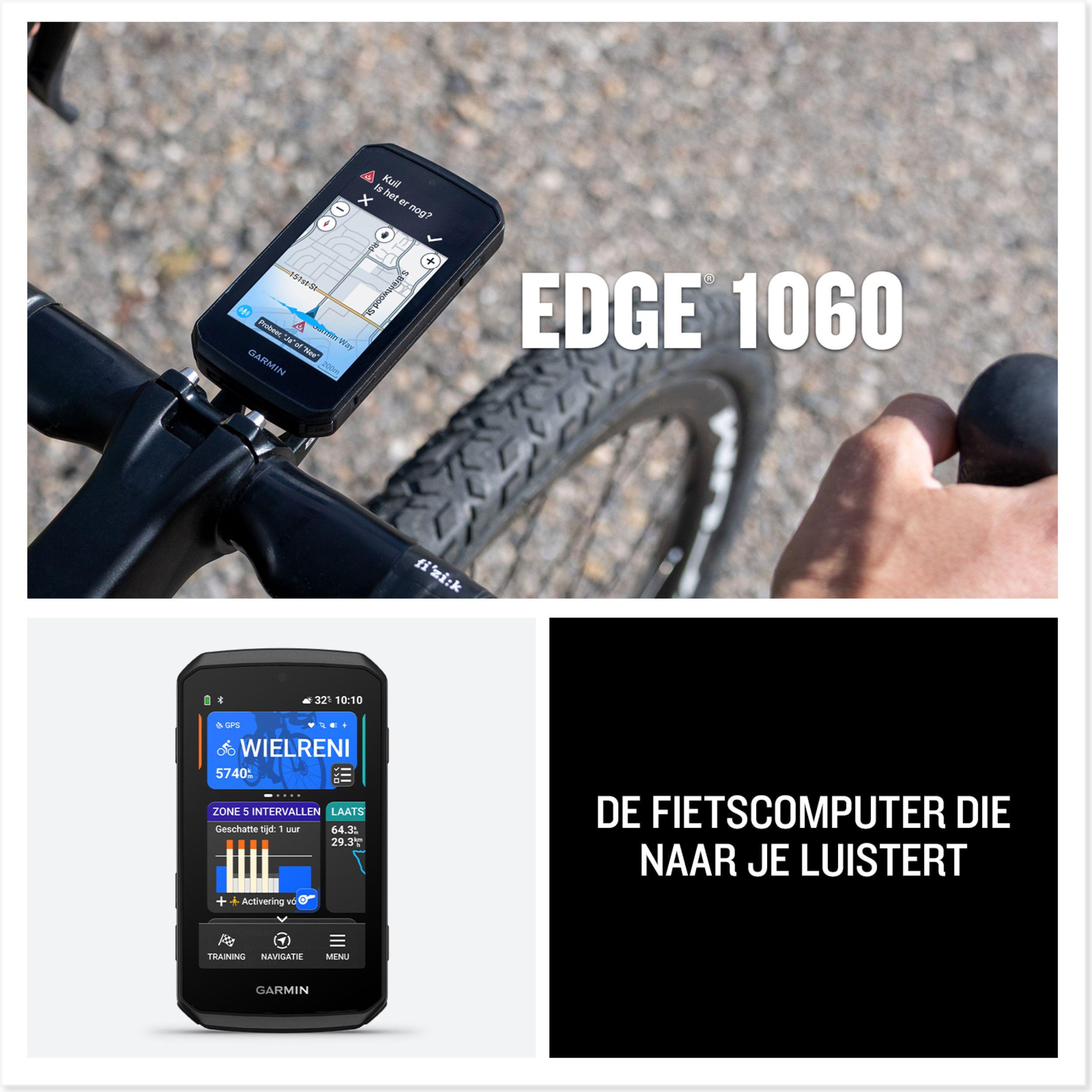 De fietscomputer die naar je stemcommando luistert Garmin Edge 1060 bij Mantel.com