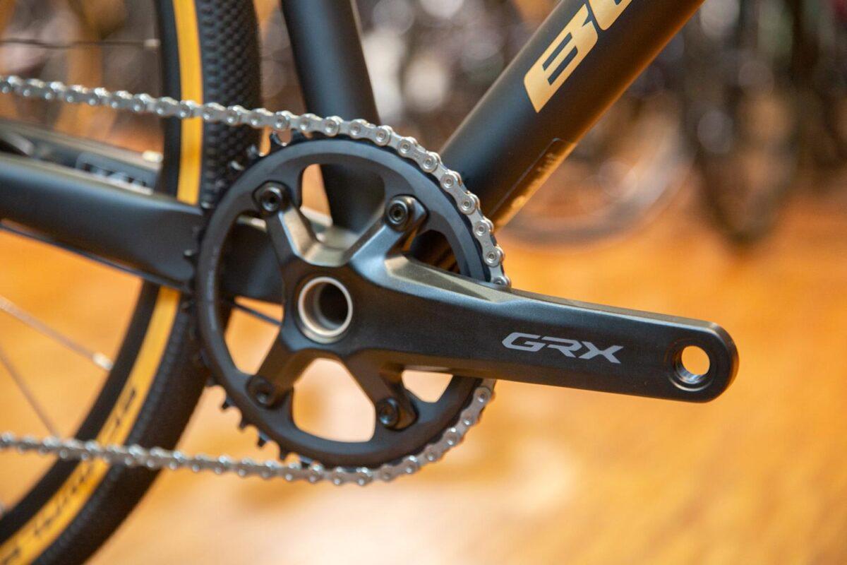 Or you can opt for a single chainring.