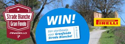 Win een startbewijs voor de Strade Bianche Gran Fondo!