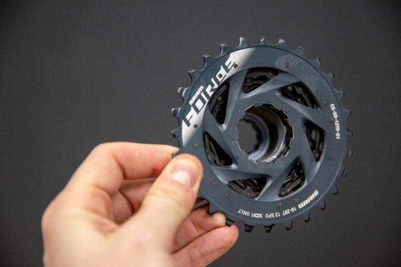 The Sram XDR cassette also consists of one piece.