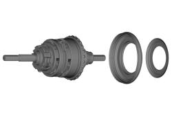 Shimano Binnenwerk (187Mm As) SG-C3001-7Sp D