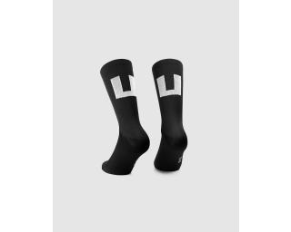 Assos Ego Cycling Socks White / Orange