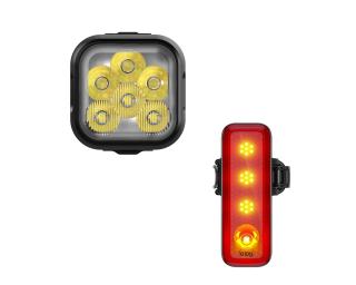 Juego de Luces Knog Blinder 1400 + Blinder Road 150 Rear