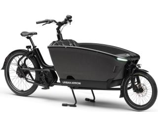 Vélo Cargo Électrique Urban Arrow FamilyNext Advanced Automatiq Noir