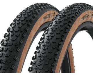 Pneu Continental Trinotal Grip + Dubnital Rapid Aucun / Marron