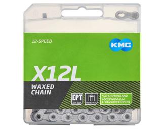 KMC X12L Waxed Chain 126 links / Silver