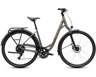 Cube Touring One Hybride Fiets Dames / Lage instap / Bruin