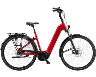 Pegasus Ravenna EVO 7F Belt 2026 Elektrische Fiets Dames / Lage instap / Rood