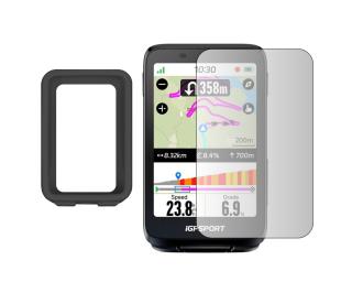 IGPSPORT BiNavi Avec coque en silicone / Avec protection d'écran