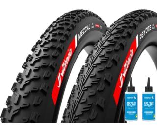 Vittoria Mezcal XC Race TLR + Peyote G2 Race TLR Däck Mantel Sealant 2 x 125 ml / Svart