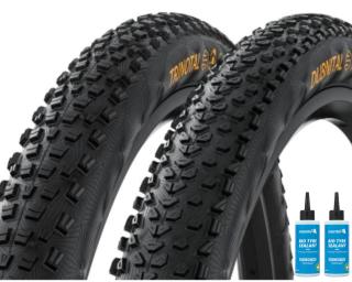 Continental Trinotal Grip + Dubnital Rapid Däck Mantel Sealant 2 x 125 ml / Svart