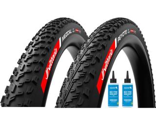 Vittoria Mezcal XC Race TLR + Peyote G2 Race TLR MTB Tyre Mantel Sealant 2 x 125 ml / Black