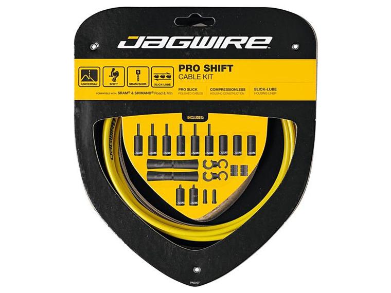 Jagwire 2x Pro Shift Derailleur Kabelset Geel