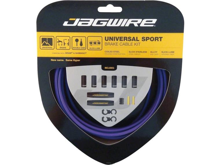 Jagwire Universal Sport Brake kabelset Paars