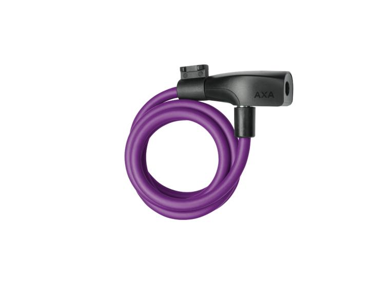 AXA Resolute 8-120 Cable Lock Purple