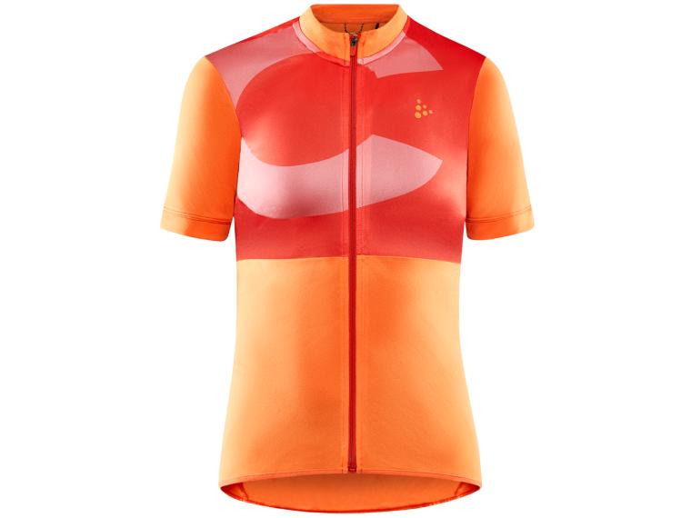 Craft Core Endur Logo W Fietsshirt Oranje
