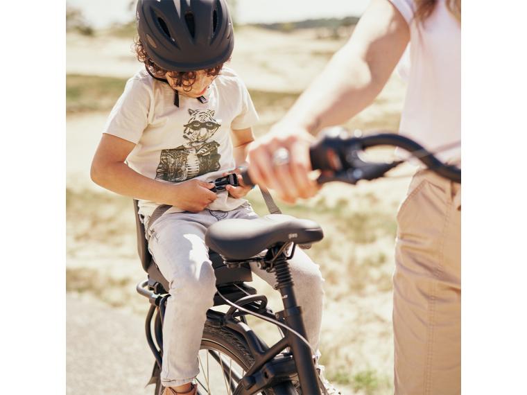 Siège De Vélo Enfant Urban Iki U-me Easyfix - Pour Porte-bagages - Enfant De 9 Mois à 6 Ans (22 Kg) - Harnais 5 Points