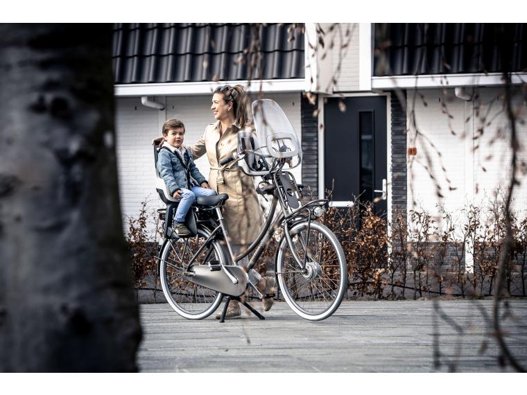 Fahrradrücksitz GO für Rahmen Pastellfarbenes Babyrosa BOBIKE