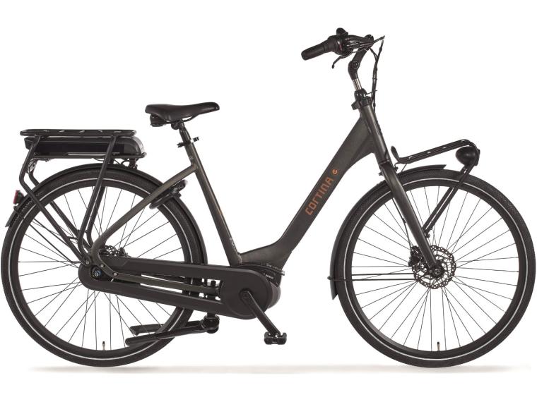 Cortina E-Common Family DB7 ActiveLine+ MM Elektrische Fiets Zwart