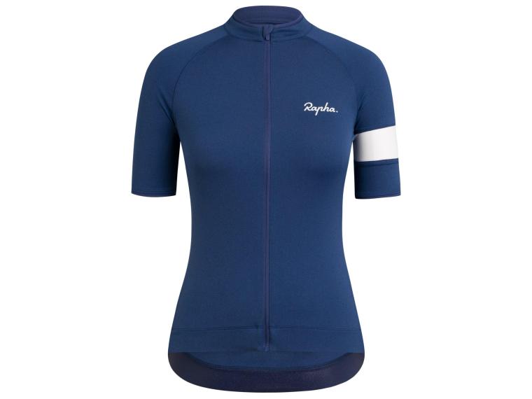 Rapha Core W Fahrradtrikot Kurzarm Black