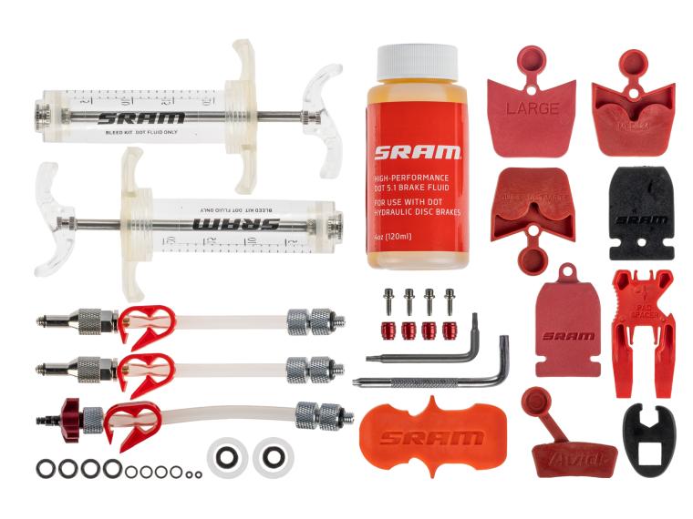 Kit di spurgo&Fluido Freni a disco SRAM Pro Bleed Kit - Mantel