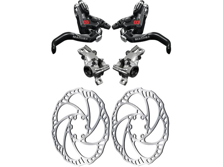 Magura MT8 Pro MTB Disc Brake Set + Disc rotors