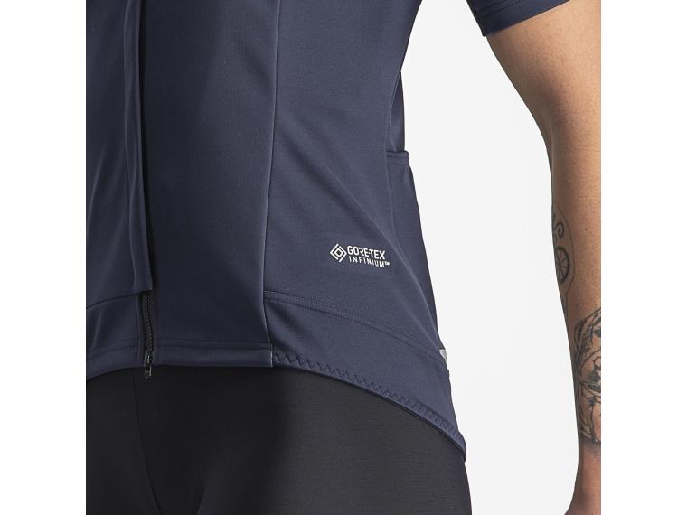 Castelli Gabba RoS 2 W Winter Jacket Savile Blue/Silver Reflex