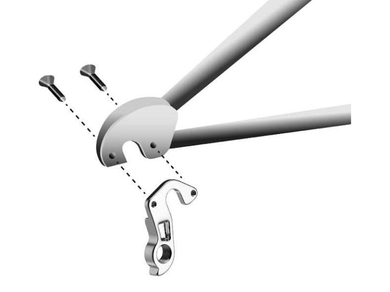 Union achterpad/derailleur GH-260 Derailleurpad