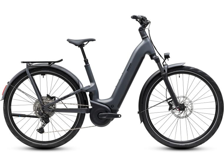 Vélo Électrique Hybride Cube Kathmandu Hybrid One11 HPC Pro Femme / Gris / Enjambement bas