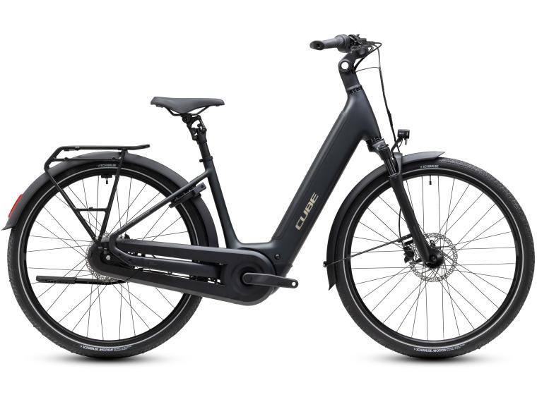 Cube Supreme Hybrid Comfort Pro Electric Bike Women / Grey / Low entry