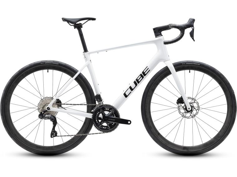 Cube Attain C:62 SLX Metallicwhite´n´Black