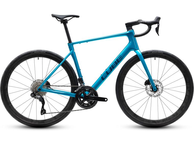 Cube Attain C:62 SLX Metallicwhite´n´Black
