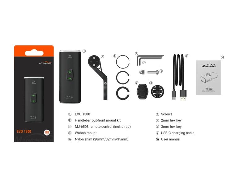 Luz Delantera Magicshine EVO 1300