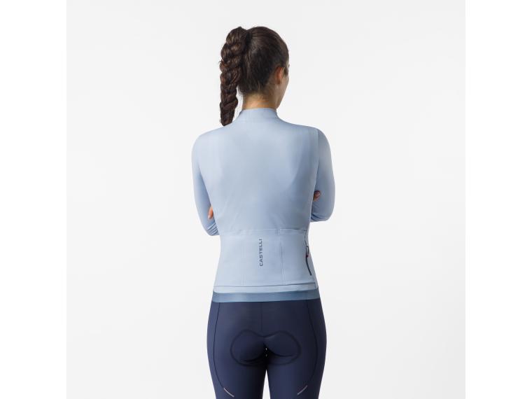 Castelli Espresso Thermal 2 W Jersey Steel Fade