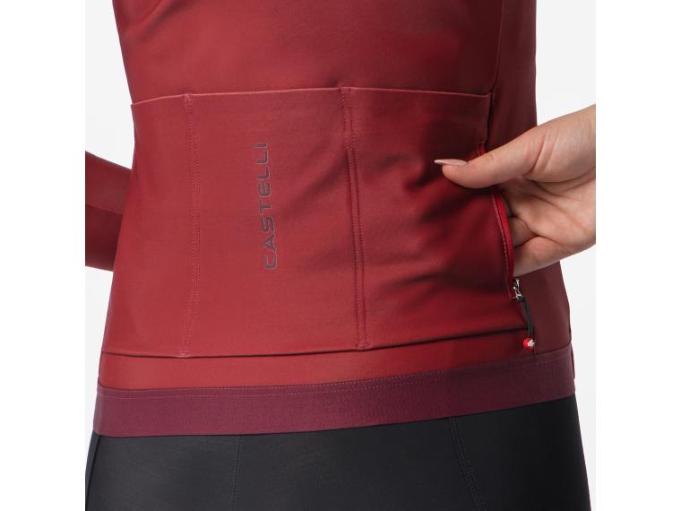 Castelli Espresso Thermal 2 W Jersey Steel Fade
