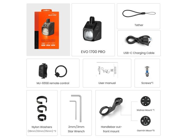 Luz Delantera Magicshine EVO 1700 Pro