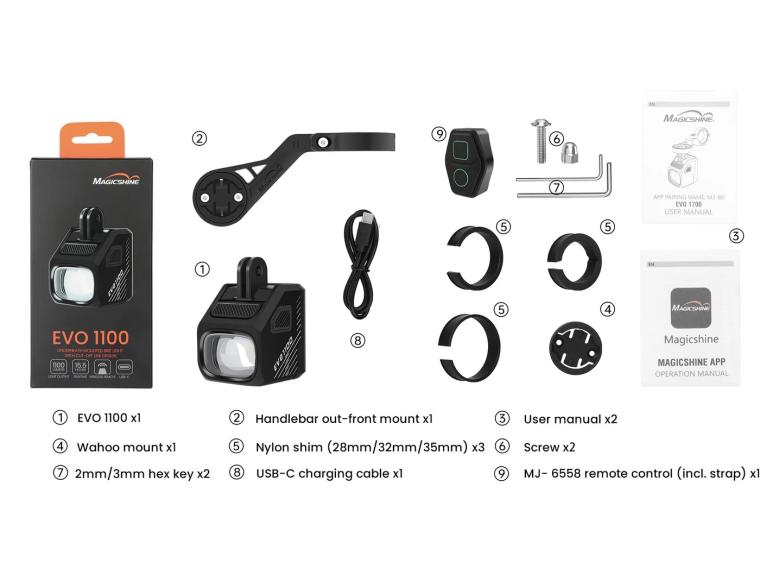 Luz Delantera Magicshine EVO 1100