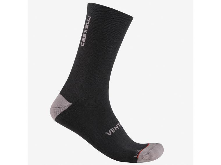 Calcetines Castelli Venti Soft Merino Negro