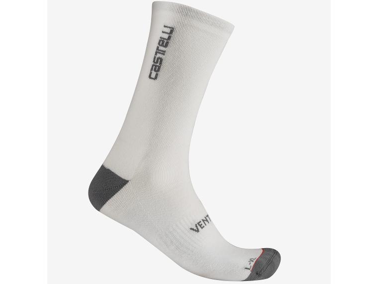 Calcetines Castelli Venti Soft Merino Blanco