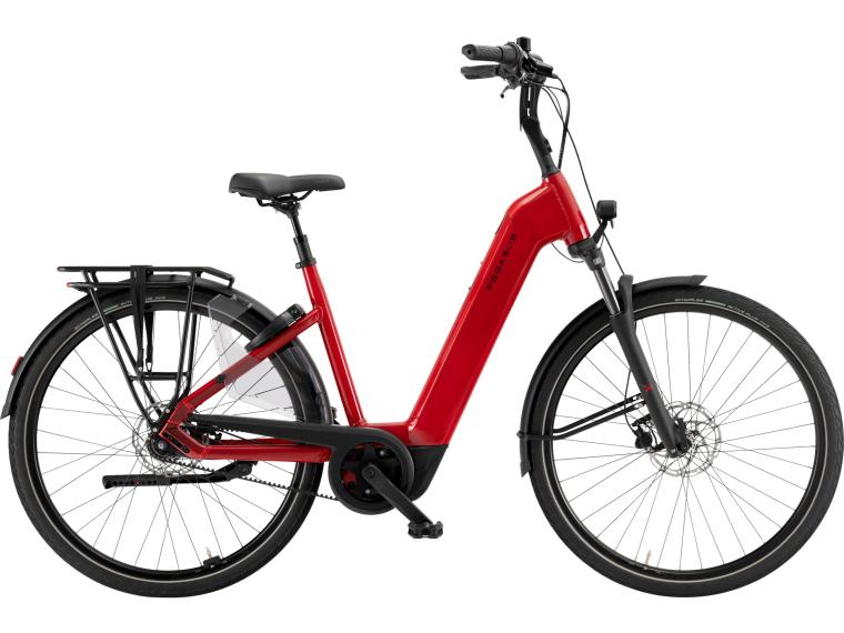 Pegasus Ravenna EVO 7F Belt 2026 Elektrische Fiets Dames / Lage instap / Rood