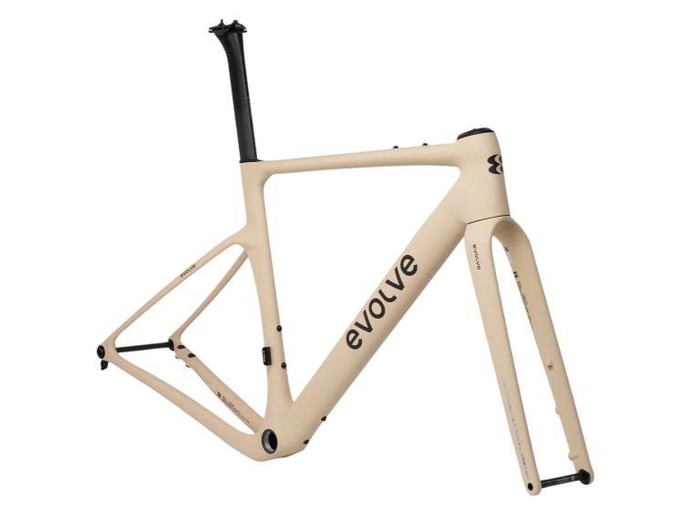 Cadre de vélo de gravel Evolve CIMA GR Sahara Nude