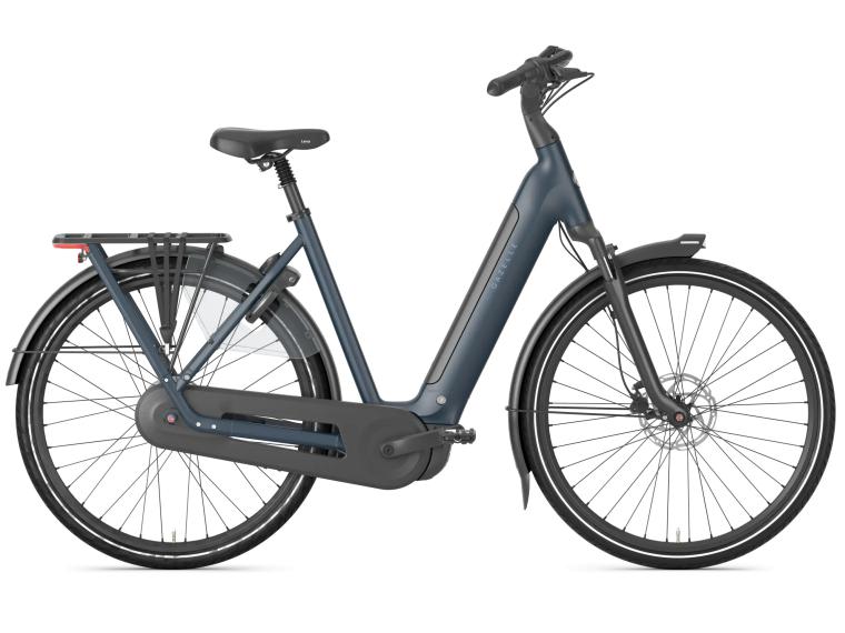 Vélo de Ville Électrique Gazelle Grenoble C8 Femme / Bleu
