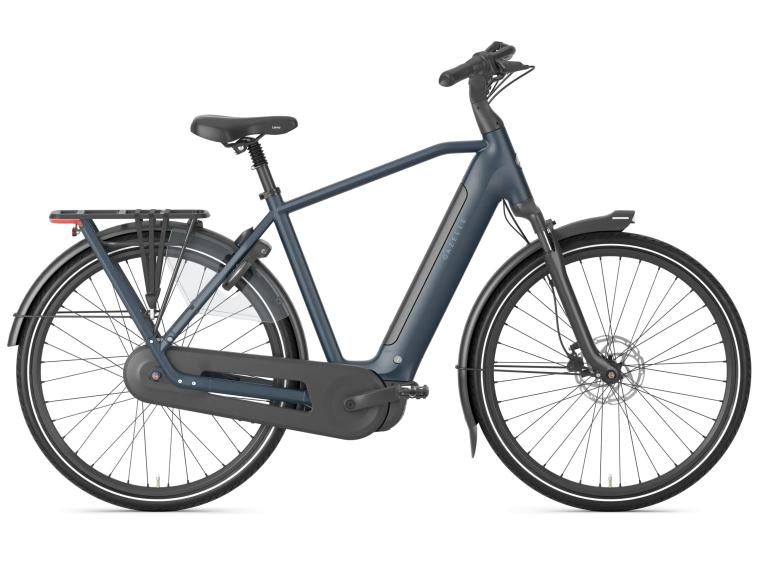 Vélo de Ville Électrique Gazelle Grenoble C8 Homme / Bleu