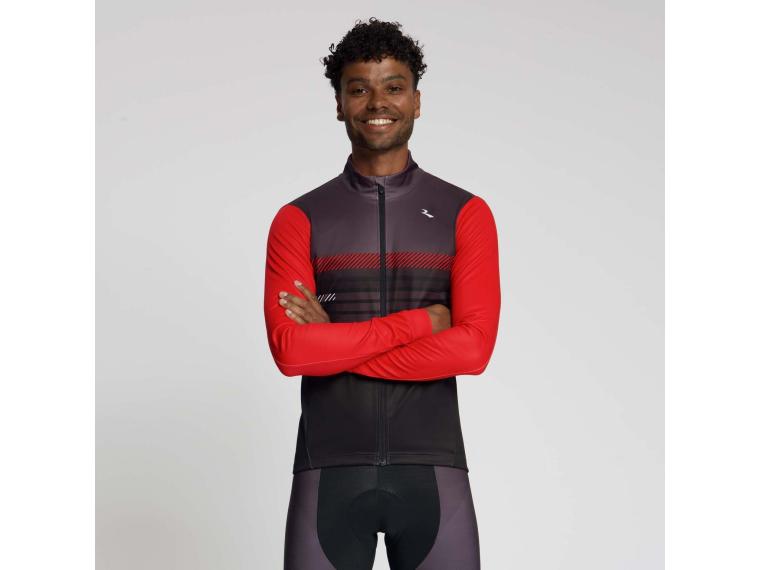 Rogelli Stryde Winter Jacket Black/Grey/Fluor