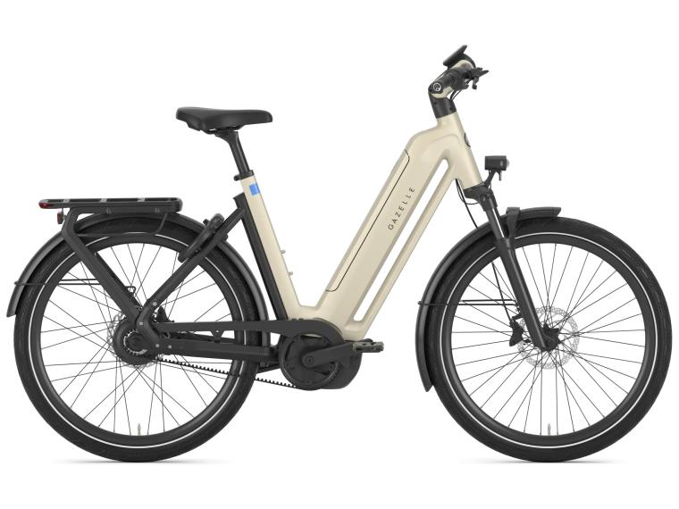 Vélo de Ville Électrique Gazelle Eclipse C380 Femme / Marron