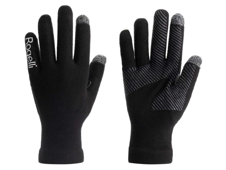 Gants Vélo Rogelli Merino Mid Season Noir