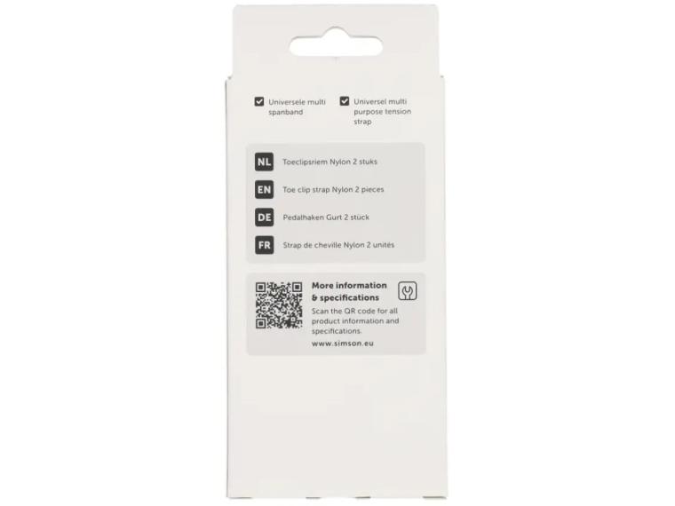 Simson Toeclipsriem Nylon 2 stuks