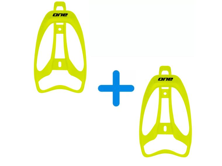 Portaborraccia One 40 Bottle Cage 2 pezzi / Verde